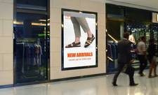 Digital out-of-home ads in retail locations